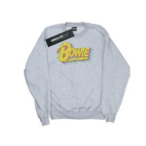 David Bowie Mens Moonlight 90s Logo Sweatshirt / Sports Grey